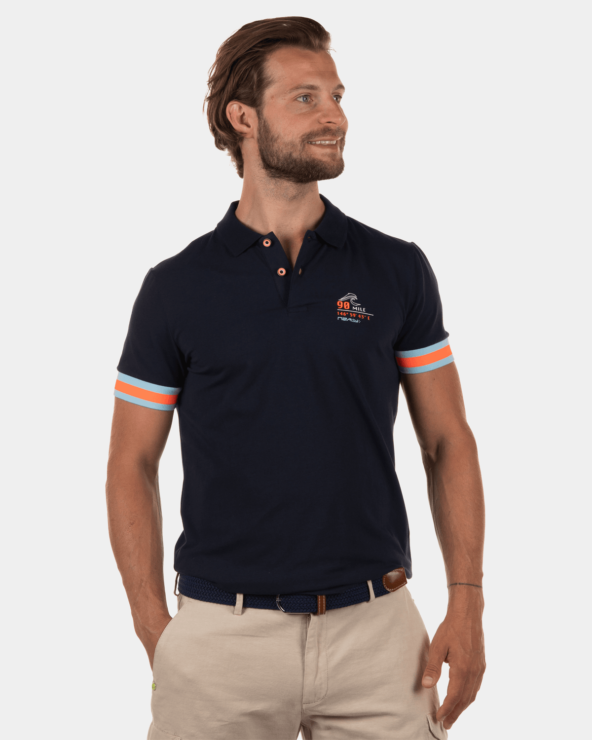 Sportief poloshirt Coleridge - Dutch Navy