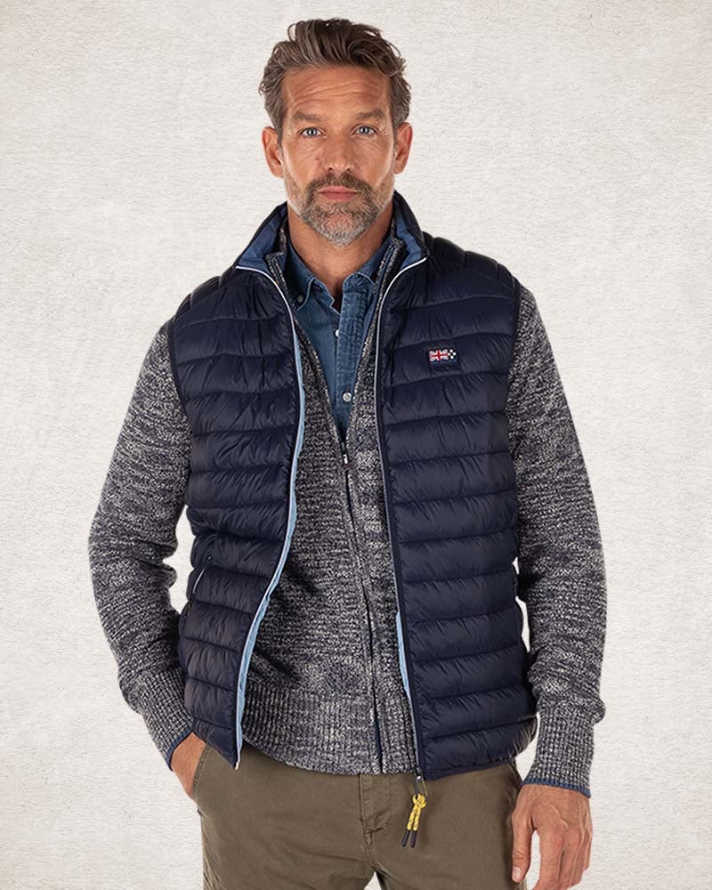 Polyamide bodywarmer - Charcoal Navy