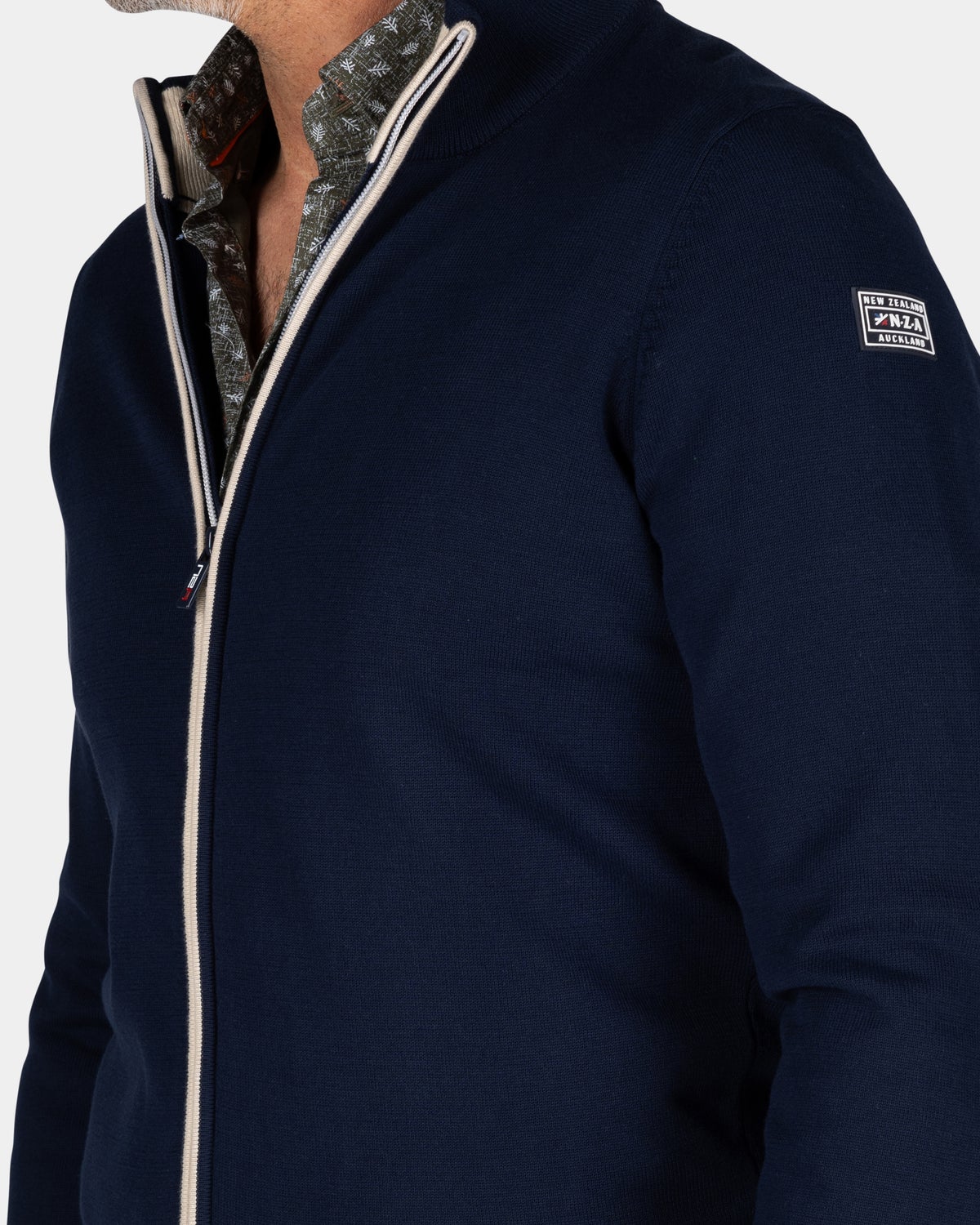 Cardigan en coton bleu foncé - Autumn Navy