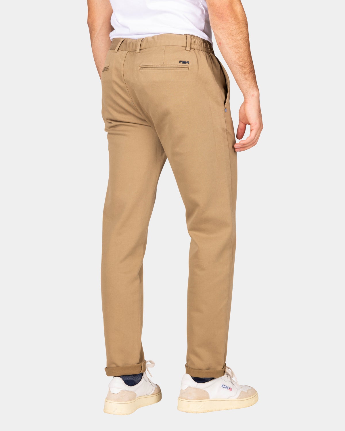 Ecru jersey chino - Shimmering Sand