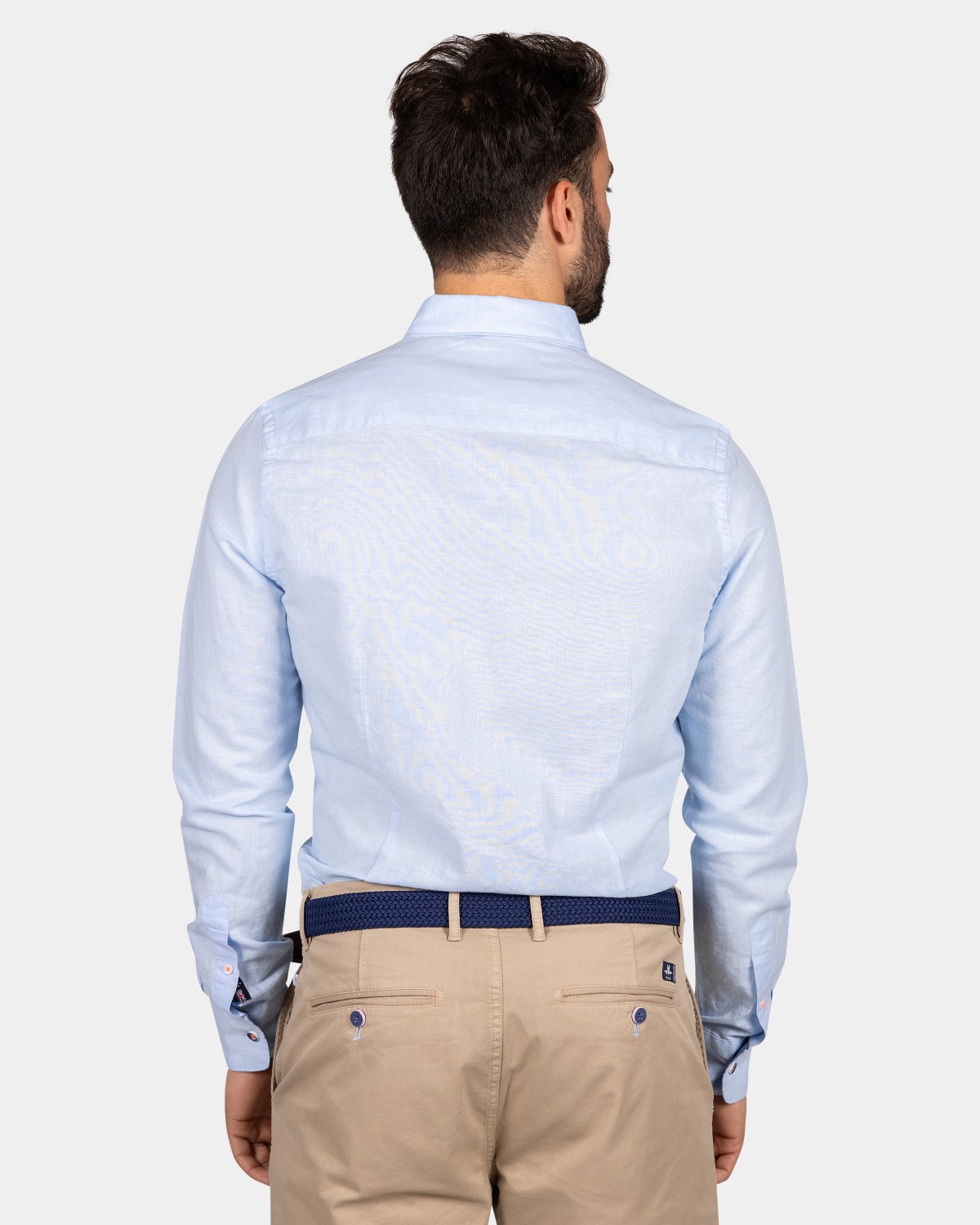 Chemise en lin stretch - Light Sky