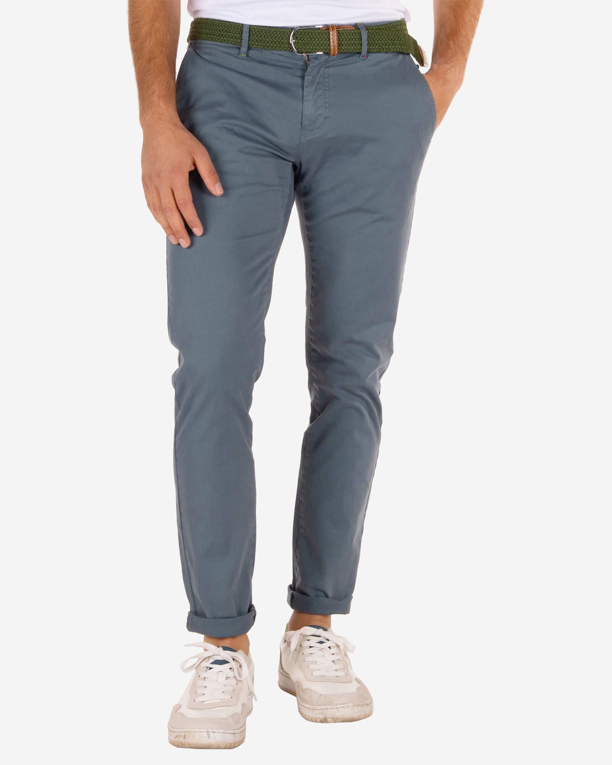 Chino broek Napier Twill Stretch - Energy Blue