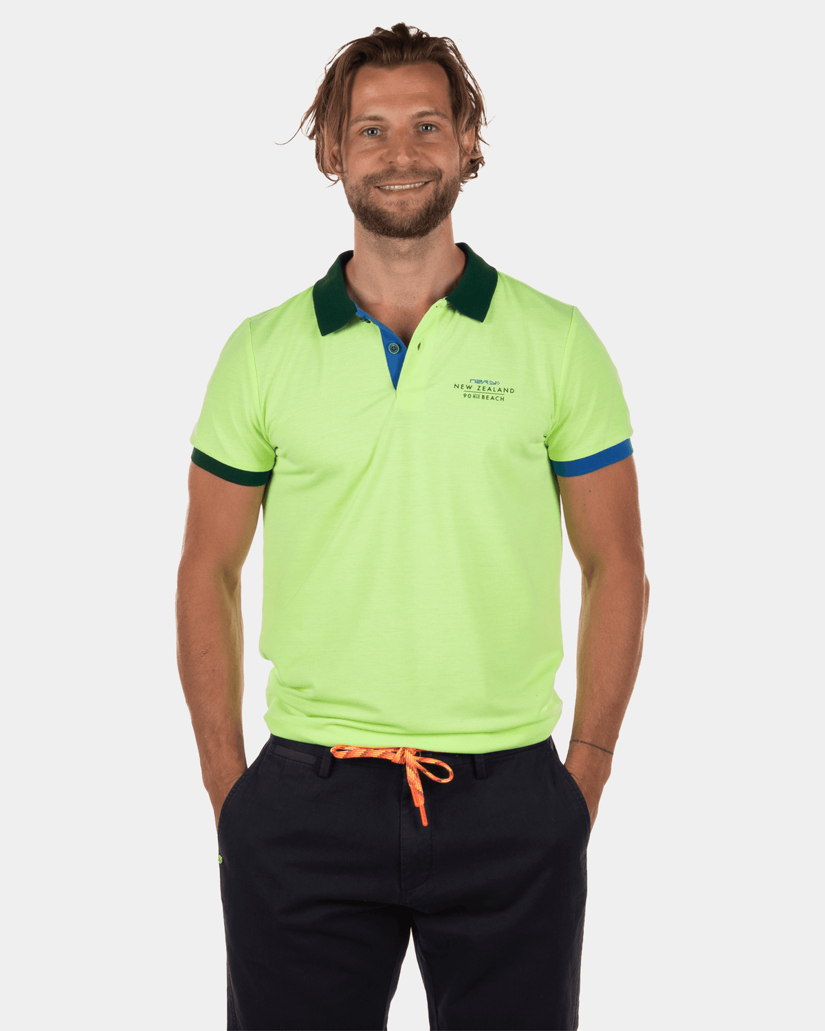 Polo uni Moonstone - Cellery Neon Green