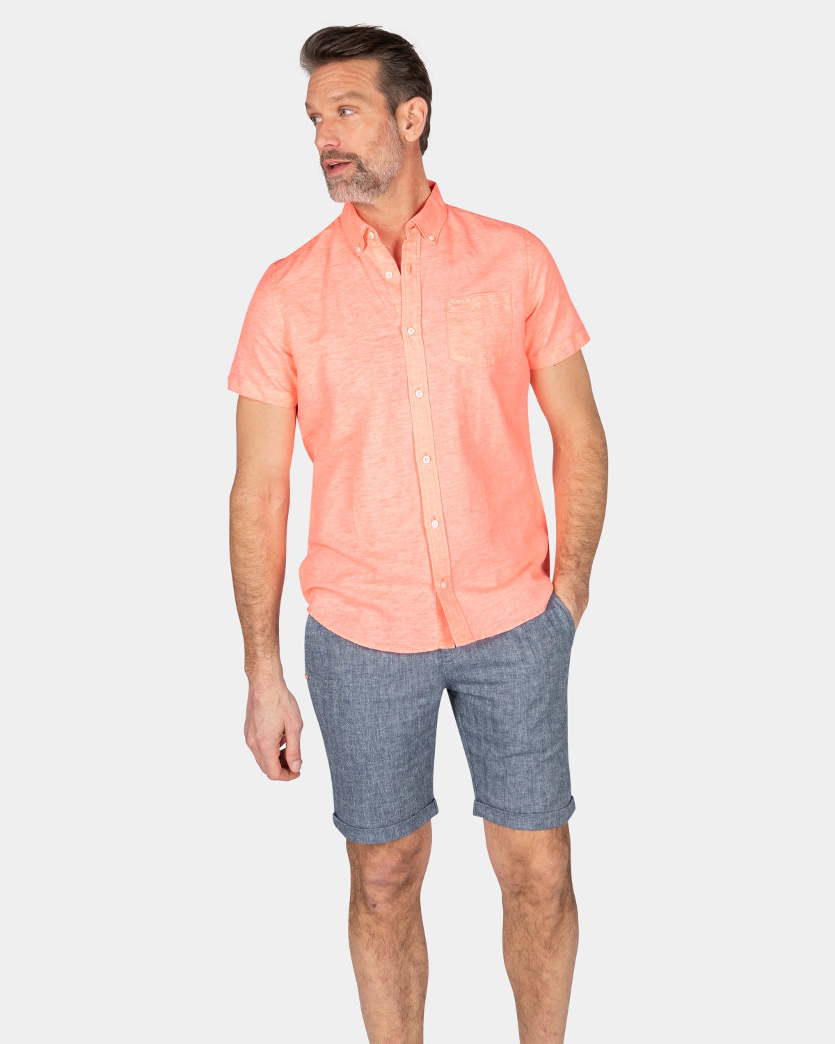 Plain shirt short sleeves - Fury Pink