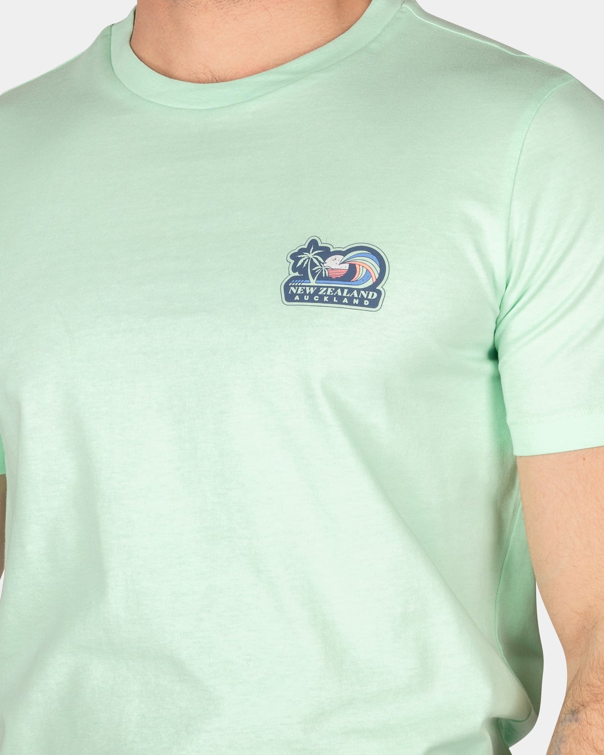 T-shirt met ronde hals - Teal Green