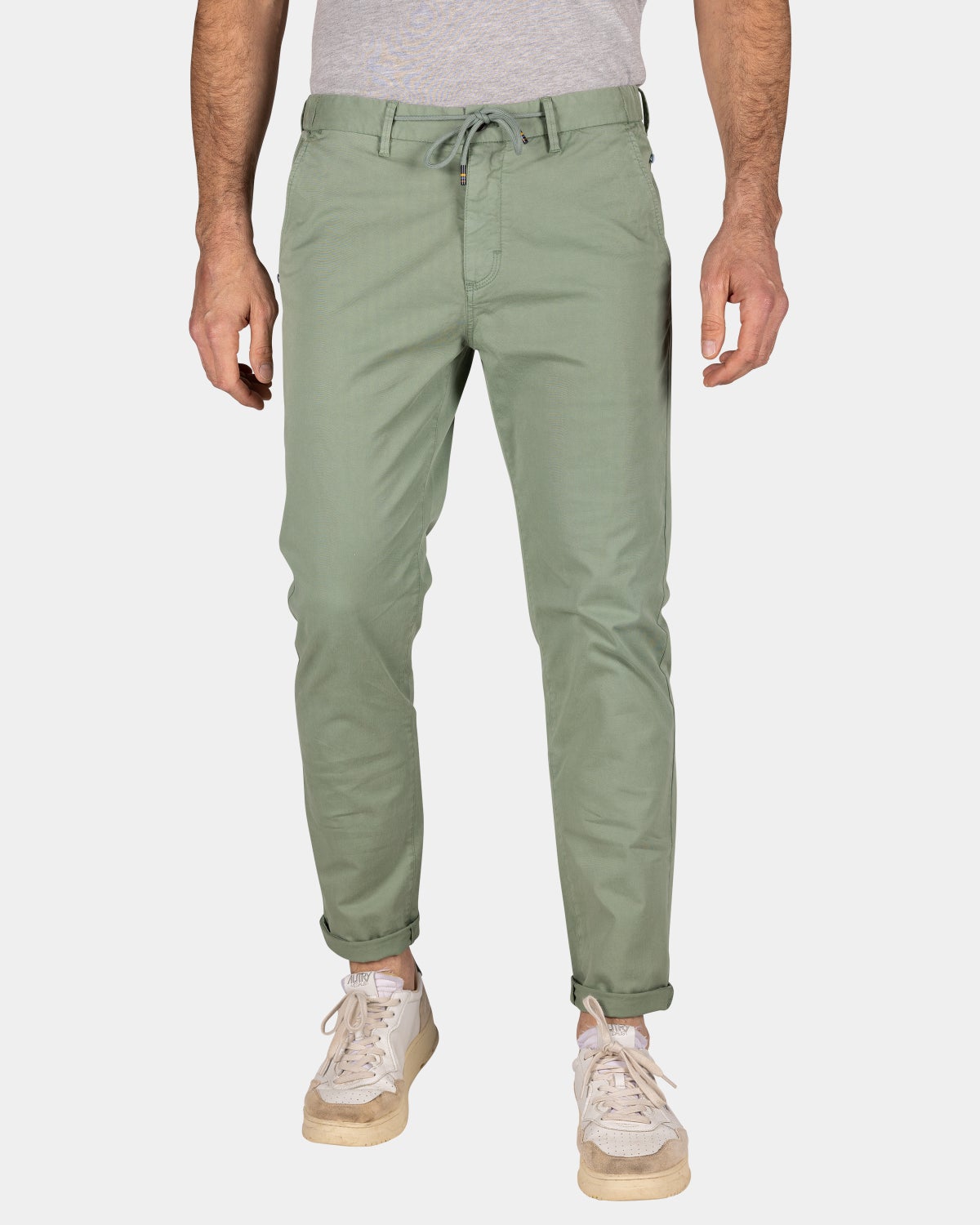 Pantalones chinos verdes - Sage