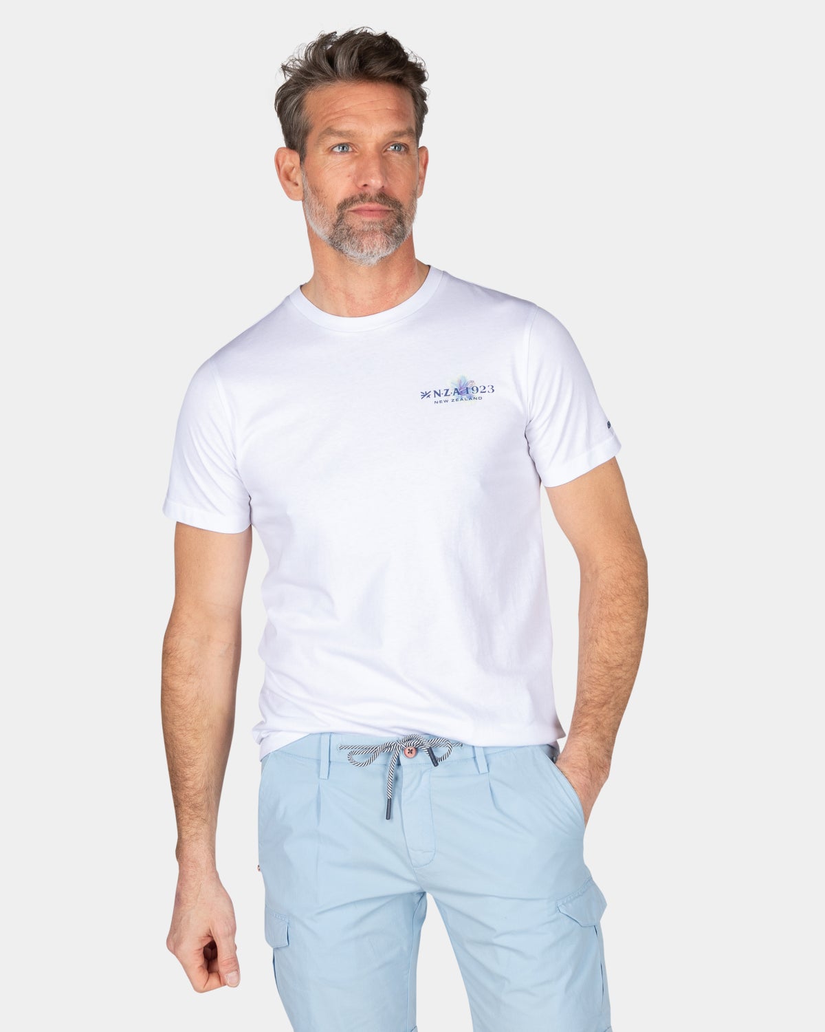 T-shirt col rond - White