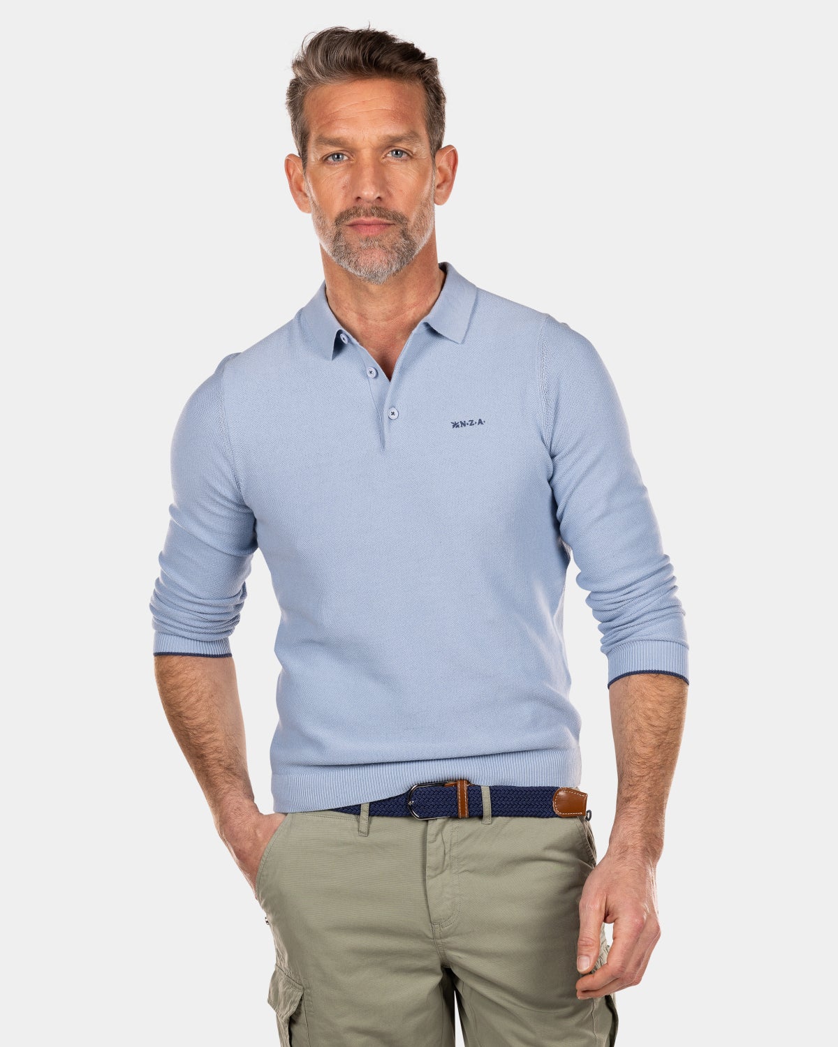 Chemise de rugby tricotée - Rhythm Blue