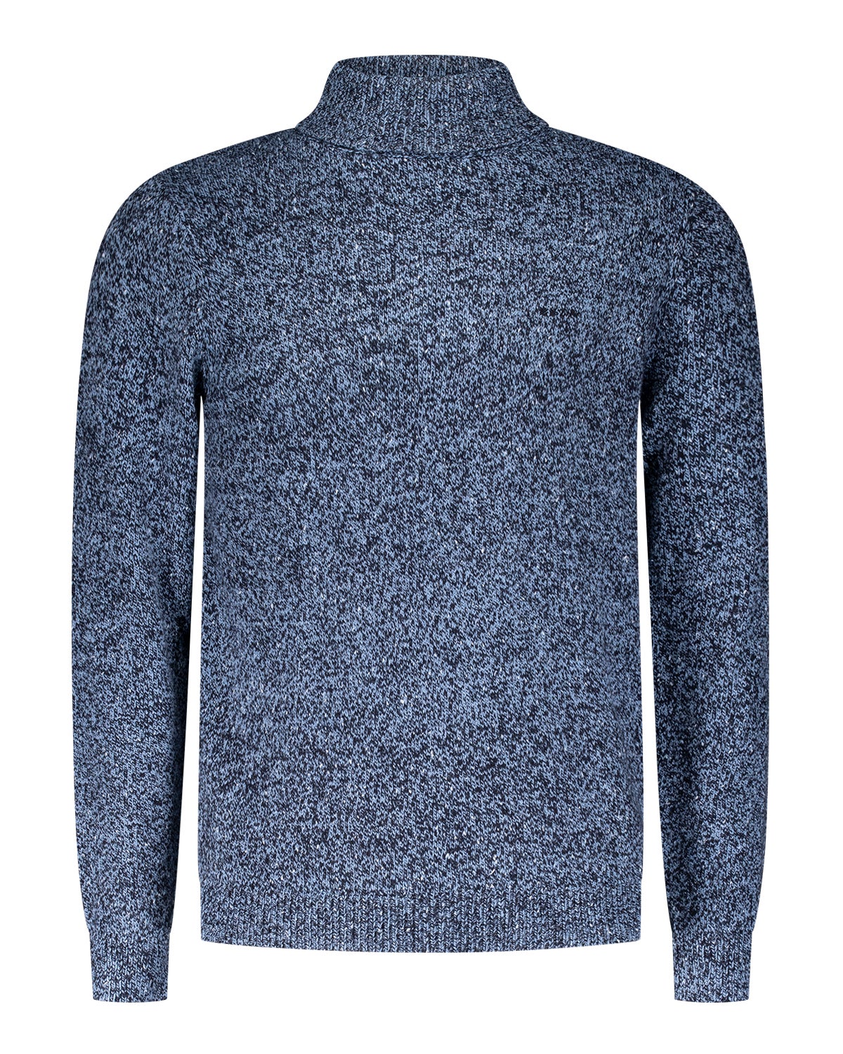 Donkerblauwe gebreide coltrui - Winter Navy