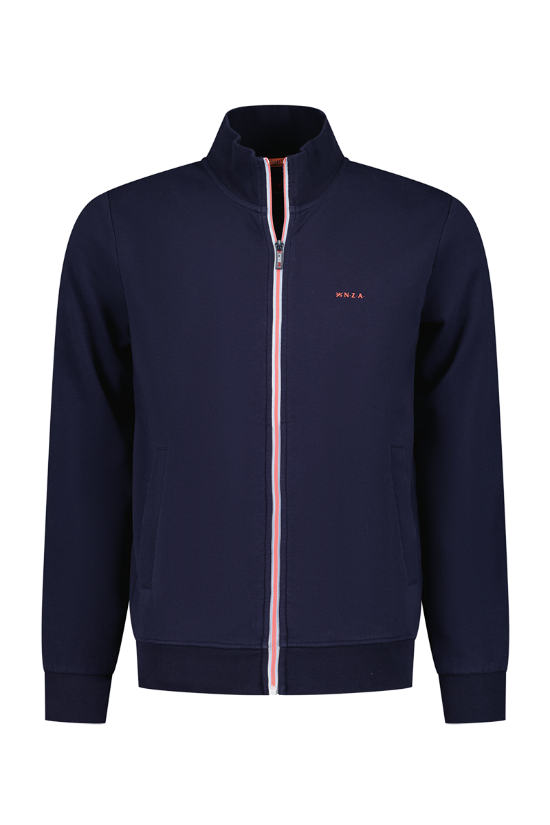 Cardigan en coton stretch - Traditional Navy