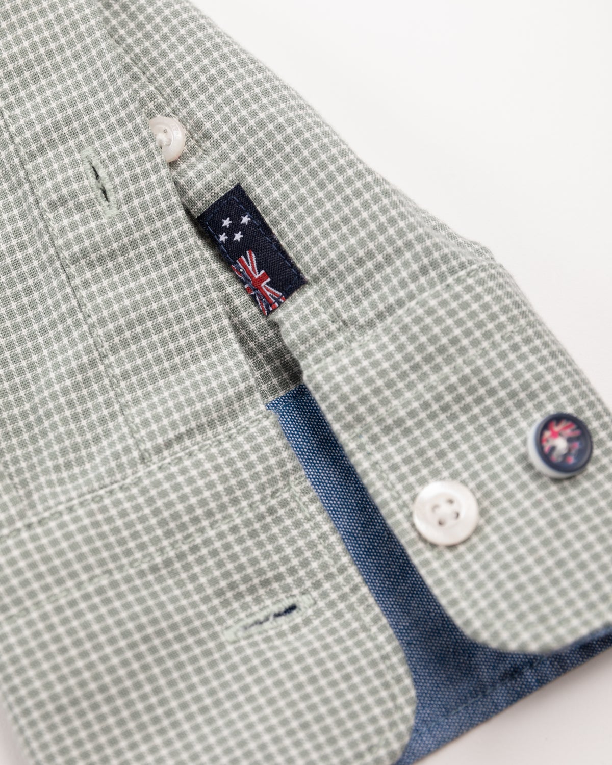 Green stretch shirt - Sage