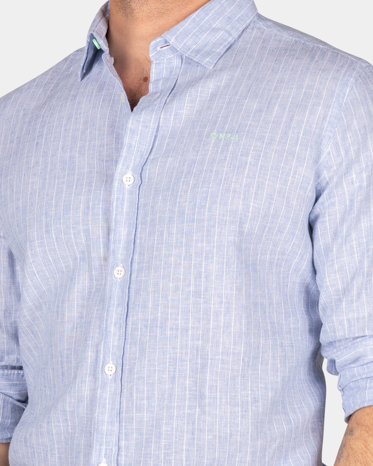 Camisa de lino celeste - Dusk Navy