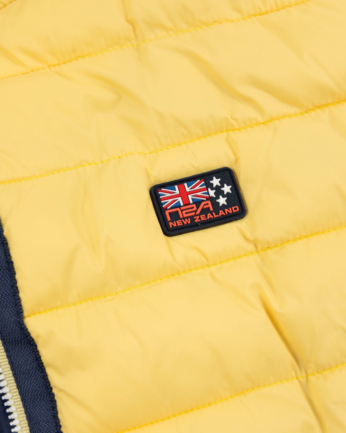 Nylon bodywarmer - Iguana yellow