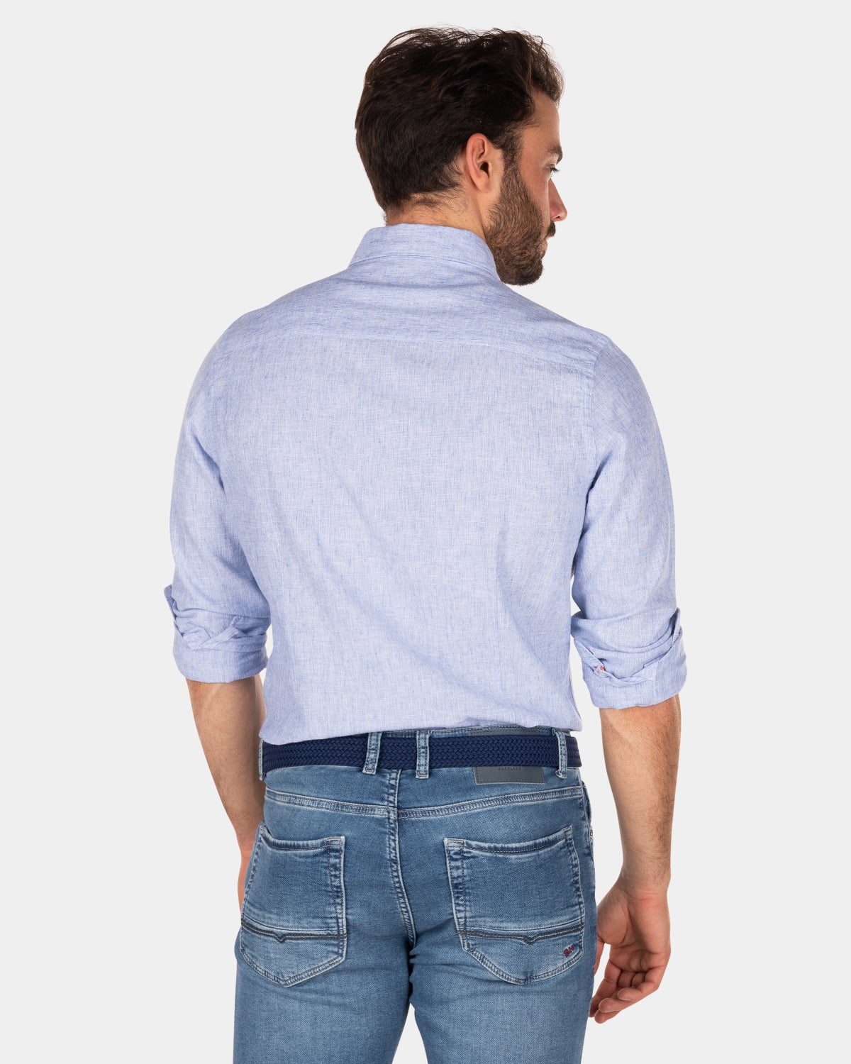 Camisa de algodón con manga larga - Rhythm Blue