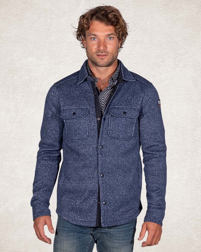 Sweat Cardigan - Pitch Navy