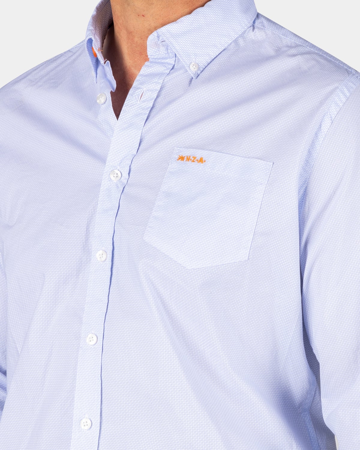 Camisa de algodón celeste - Light Blue