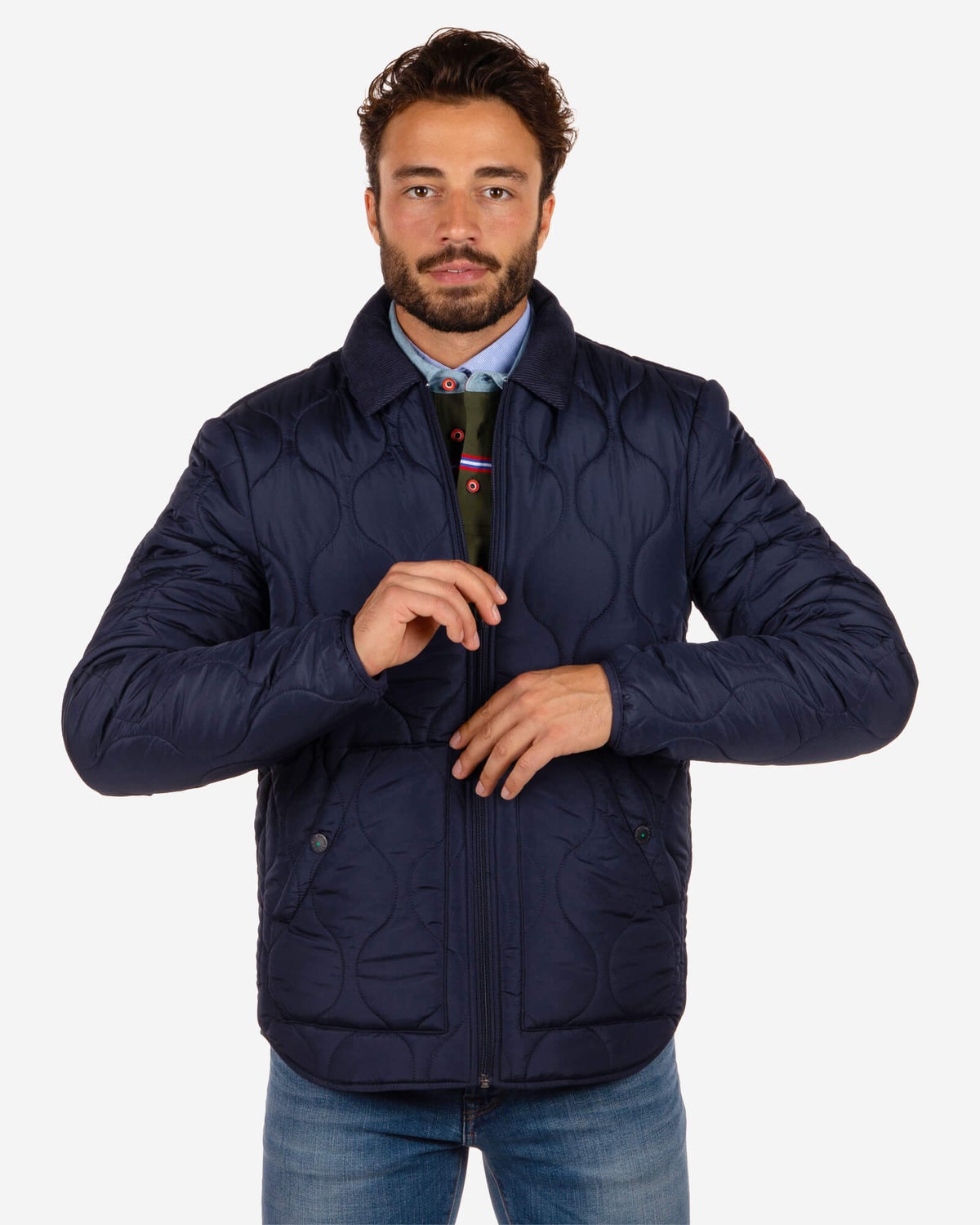 Wattierte Jacke Rotokereru - Reef Navy