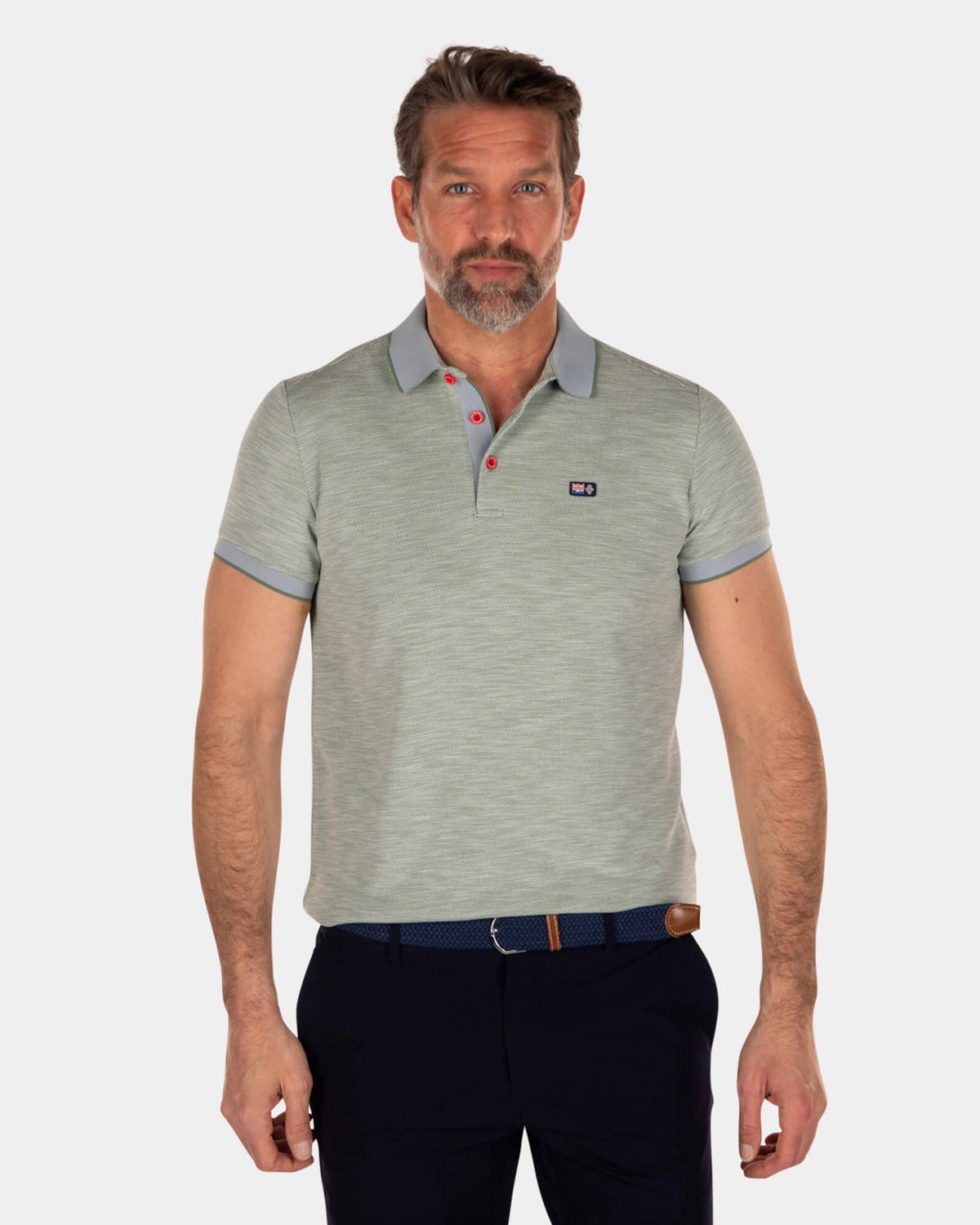 Effen polo modal polyester - Active Army