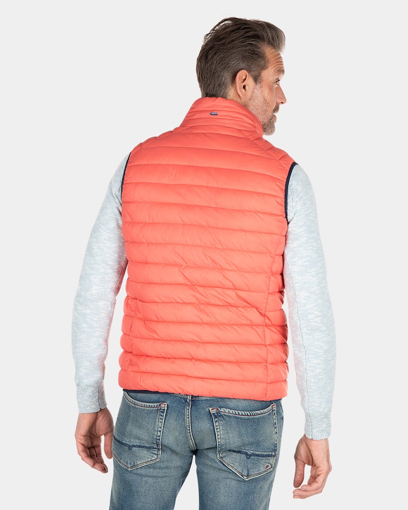 Nylon bodywarmer - Golden Orange