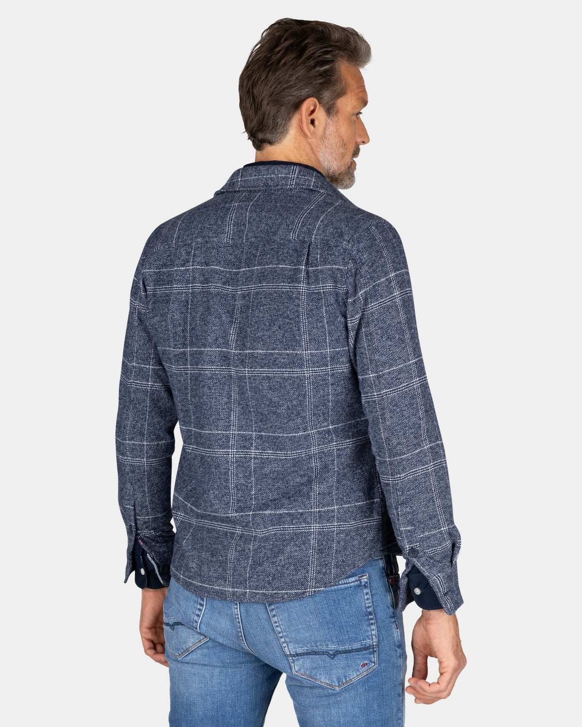 Sobrecamisa de algodón azul marino - Autumn Navy