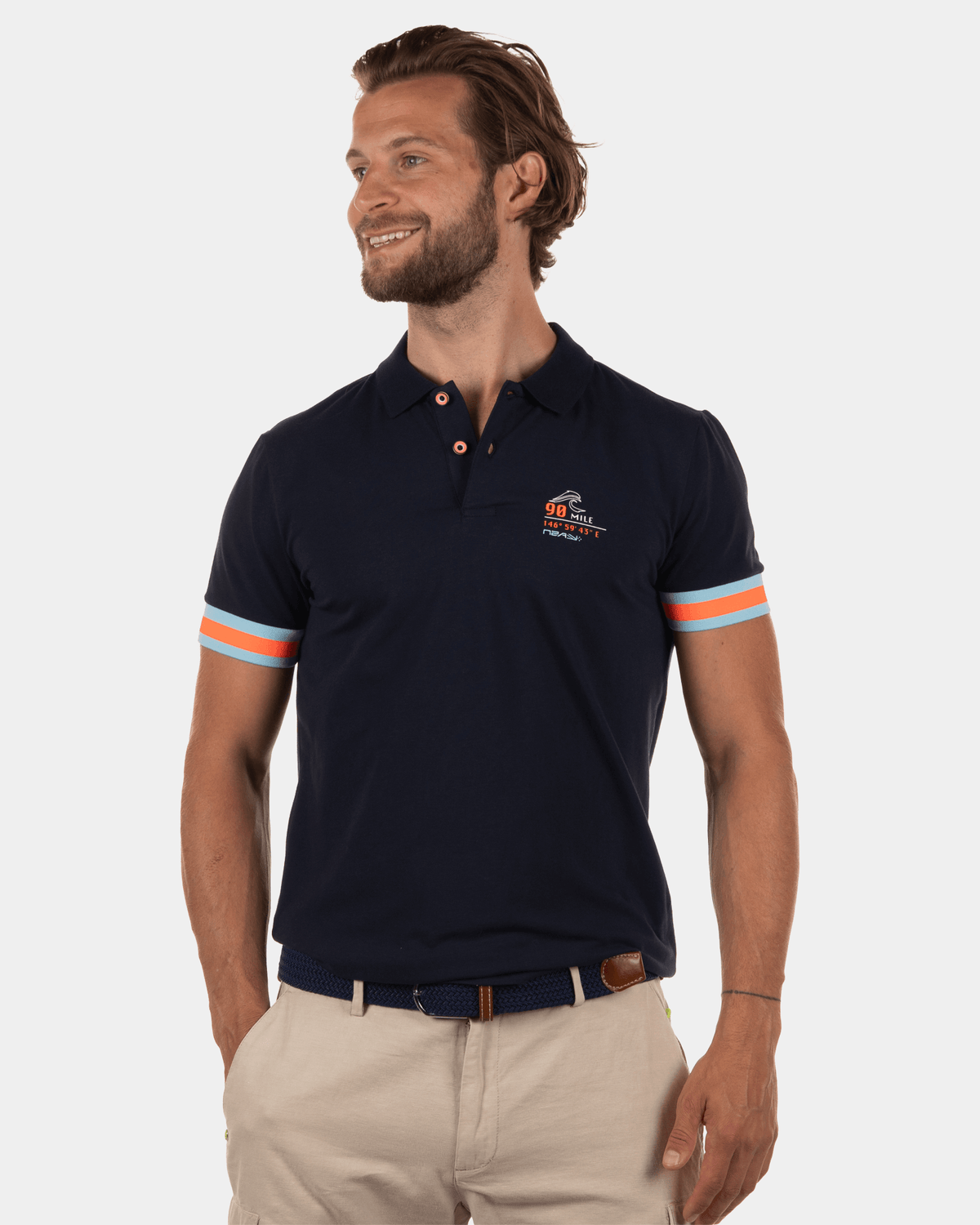 Sportief poloshirt Coleridge - Dutch Navy