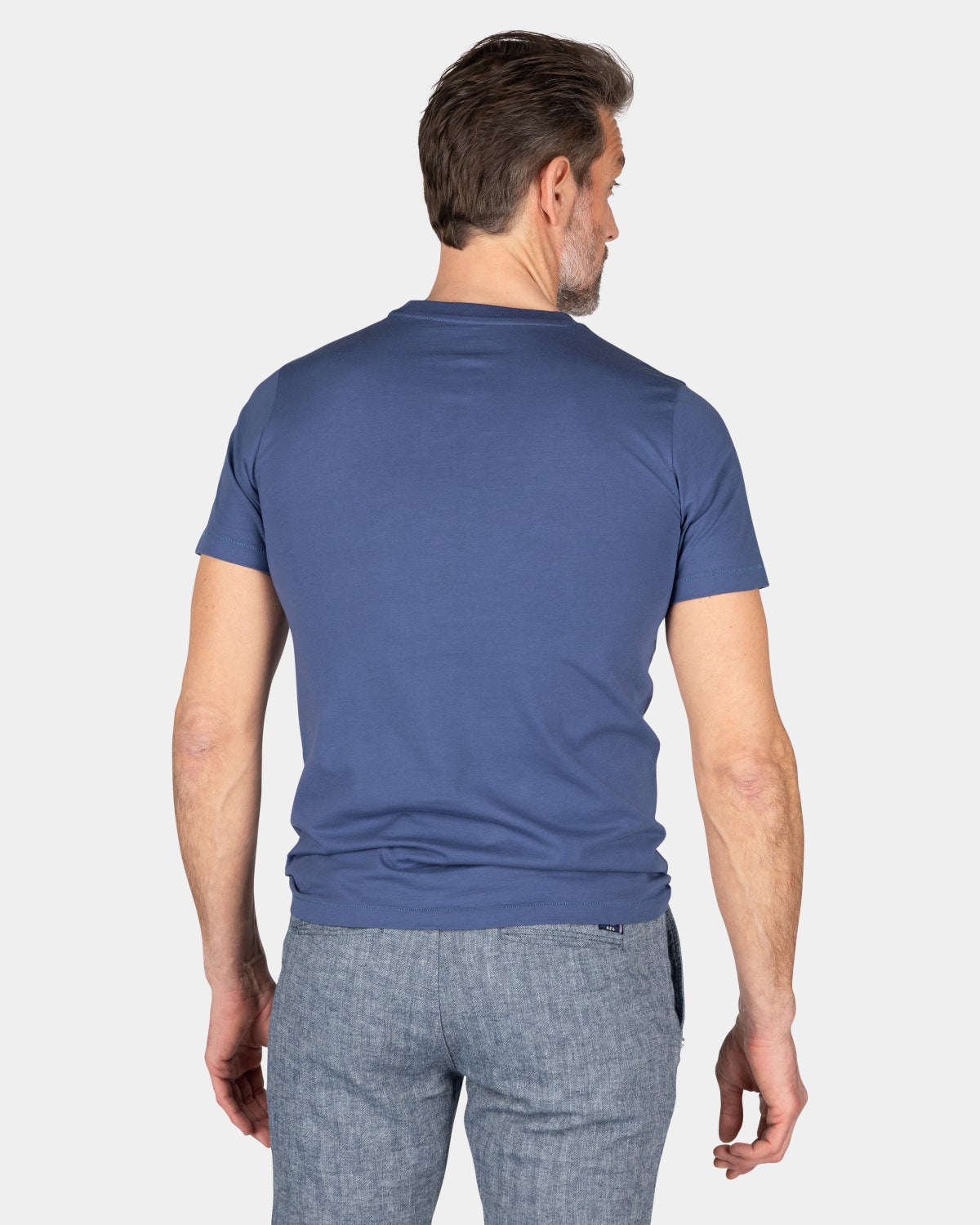 T-shirt met ronde hals - Dusk Navy