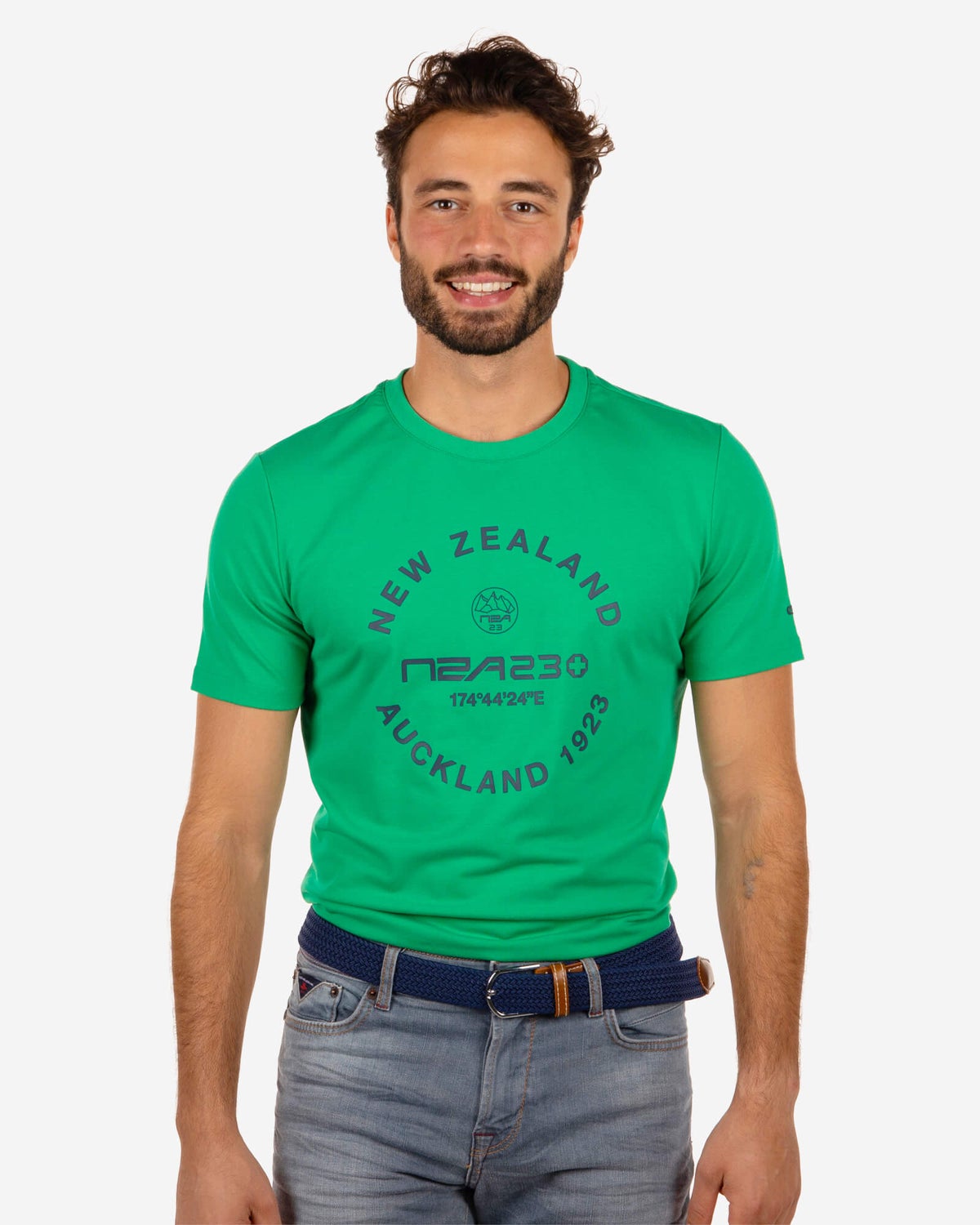 Camiseta con cuello redondo  Braemar Kettleholes - Impulse Green