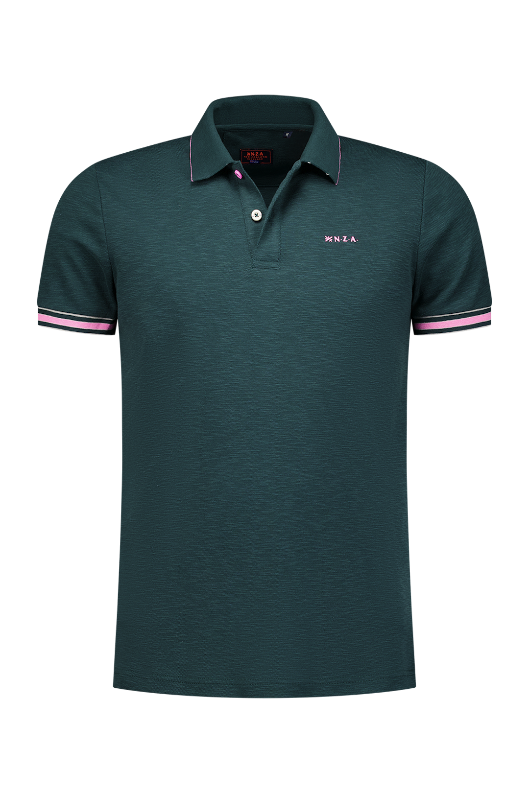 Plain poloshort made of cotton and polyester - Classic Green