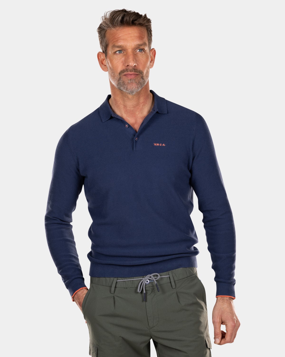 Chemise de rugby tricotée - Dusk Navy