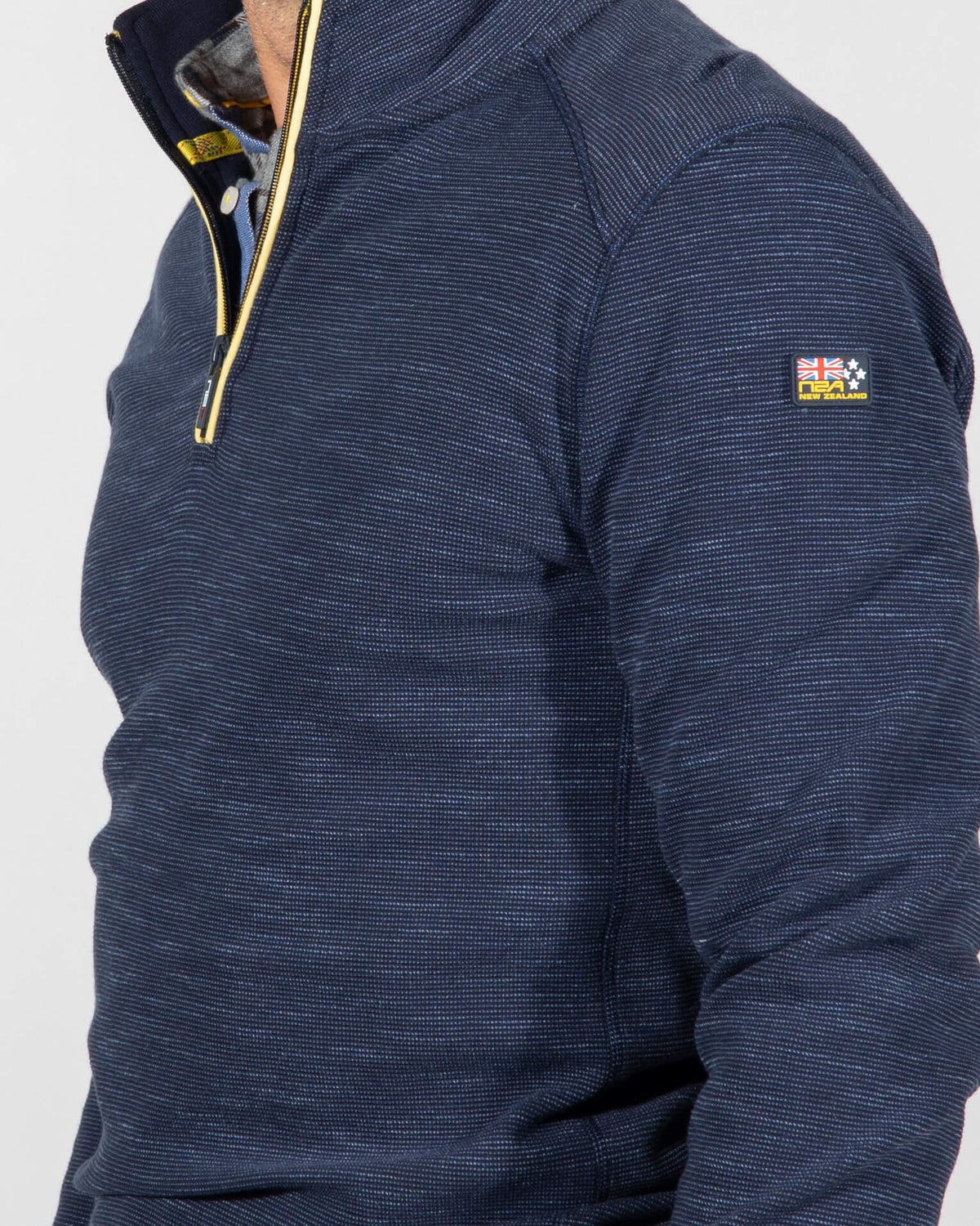 Pull demi-zip Travers - Ink Navy