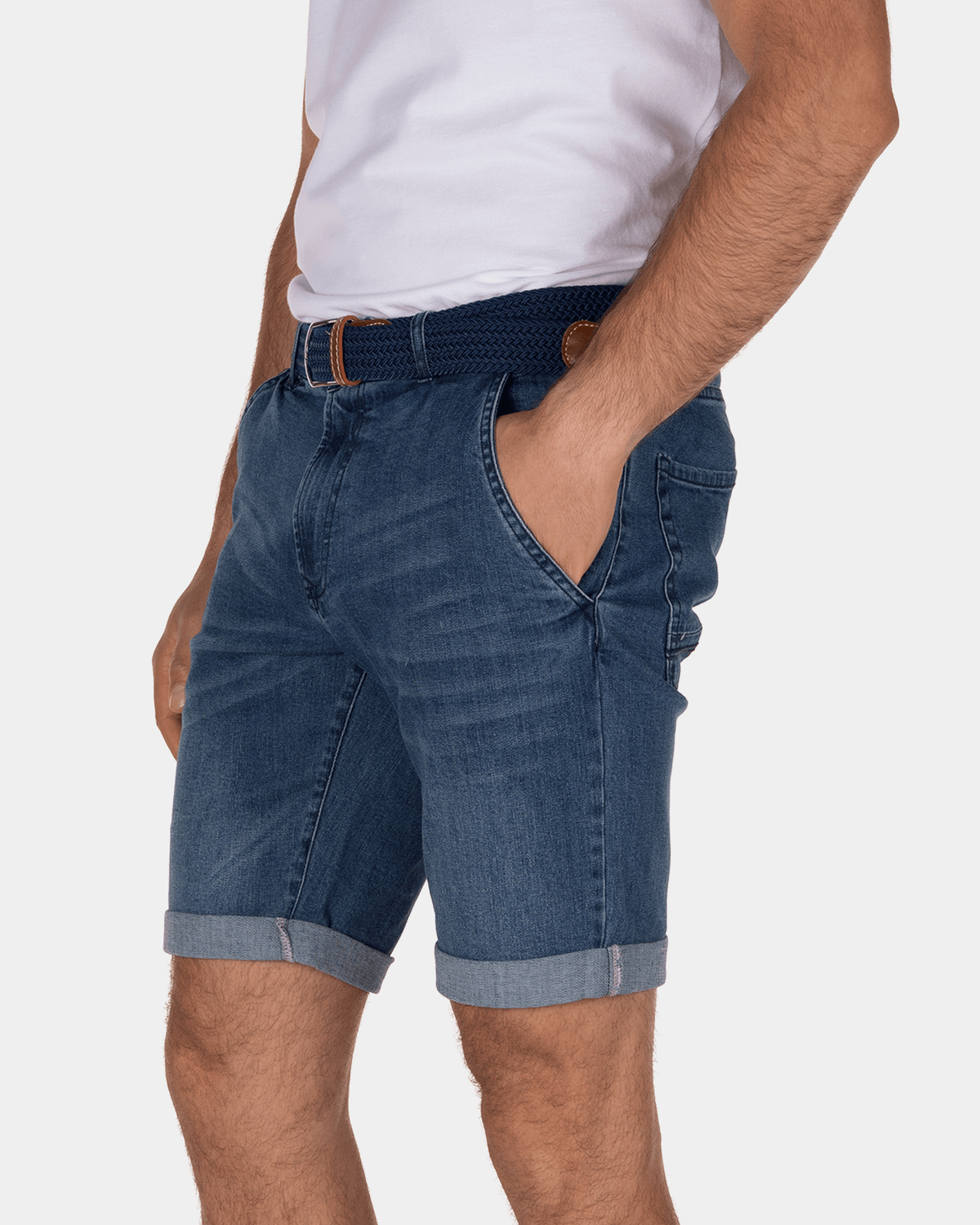 Vaqueros cortos Dunedin - Medium Stone Wash