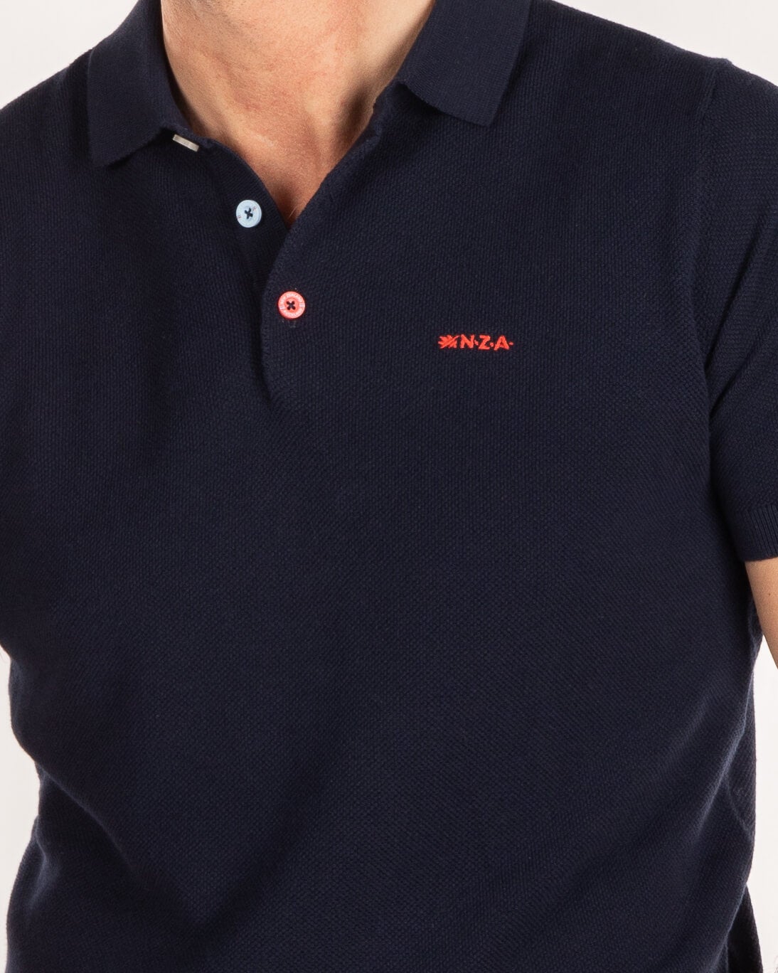 Schlichtes Poloshirt mit kurzen Ärmeln - Traditional Navy