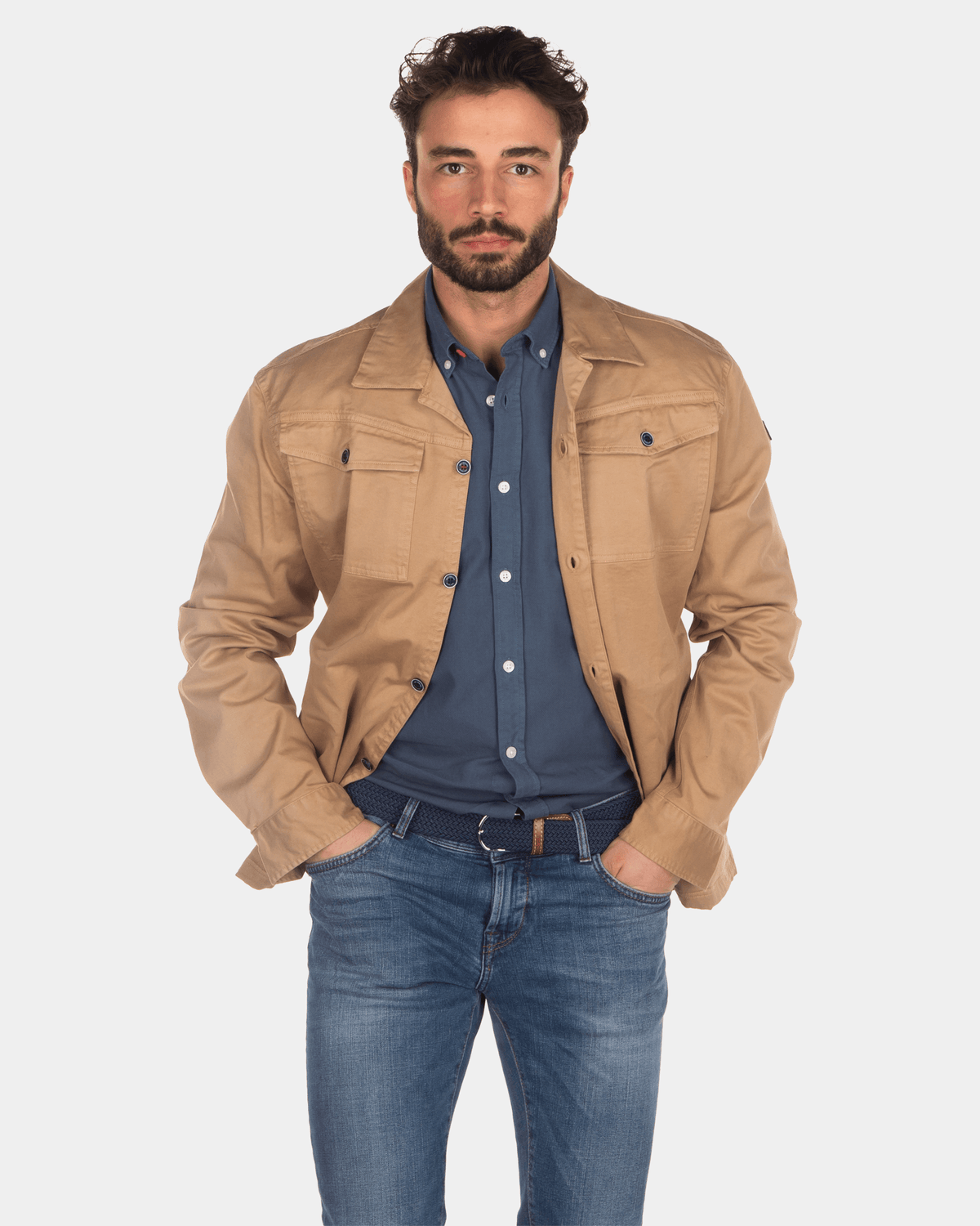 Baumwoll-Overshirt