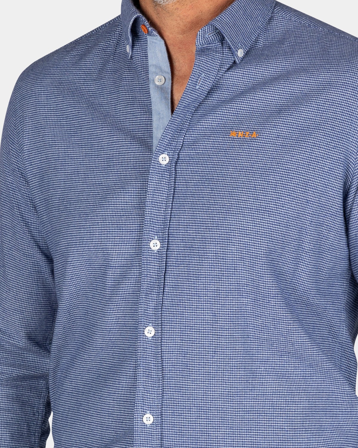 Camisa de franela azul - Light Blue