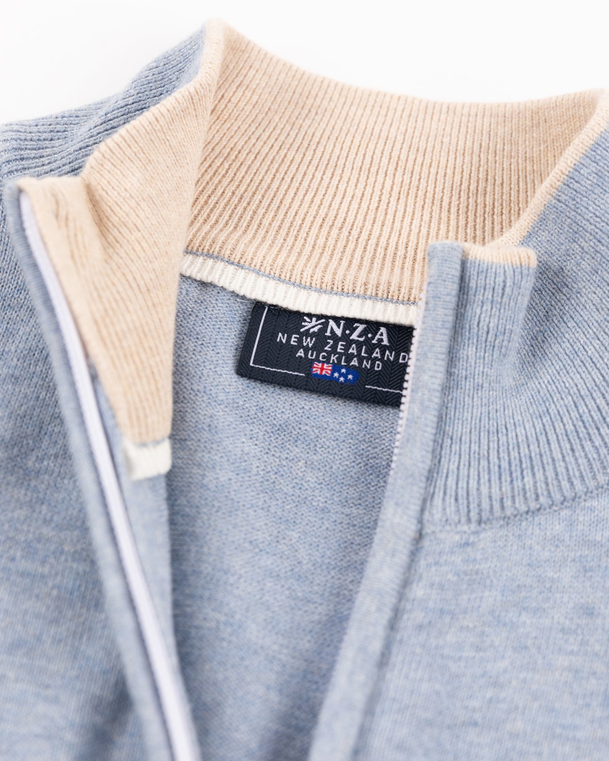 Blue half zip pullover - Phantom Blue