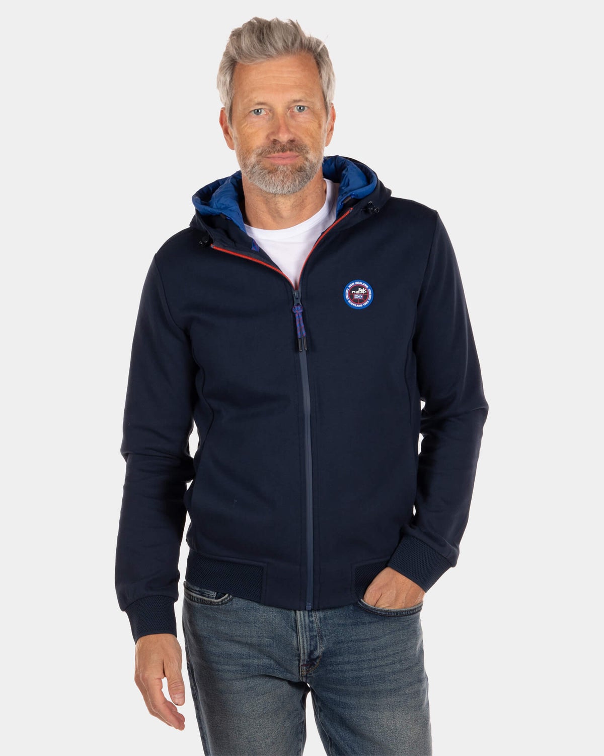 Gilet sweat à capuche Orikaka - Reef Navy