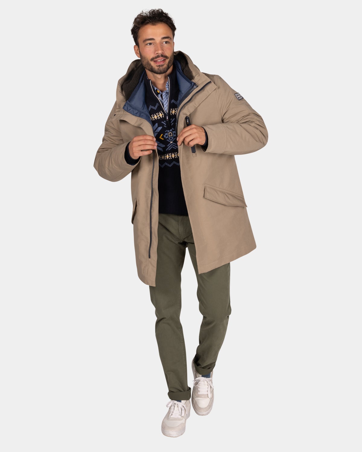 Parka matelassée marron clair - Chestnut