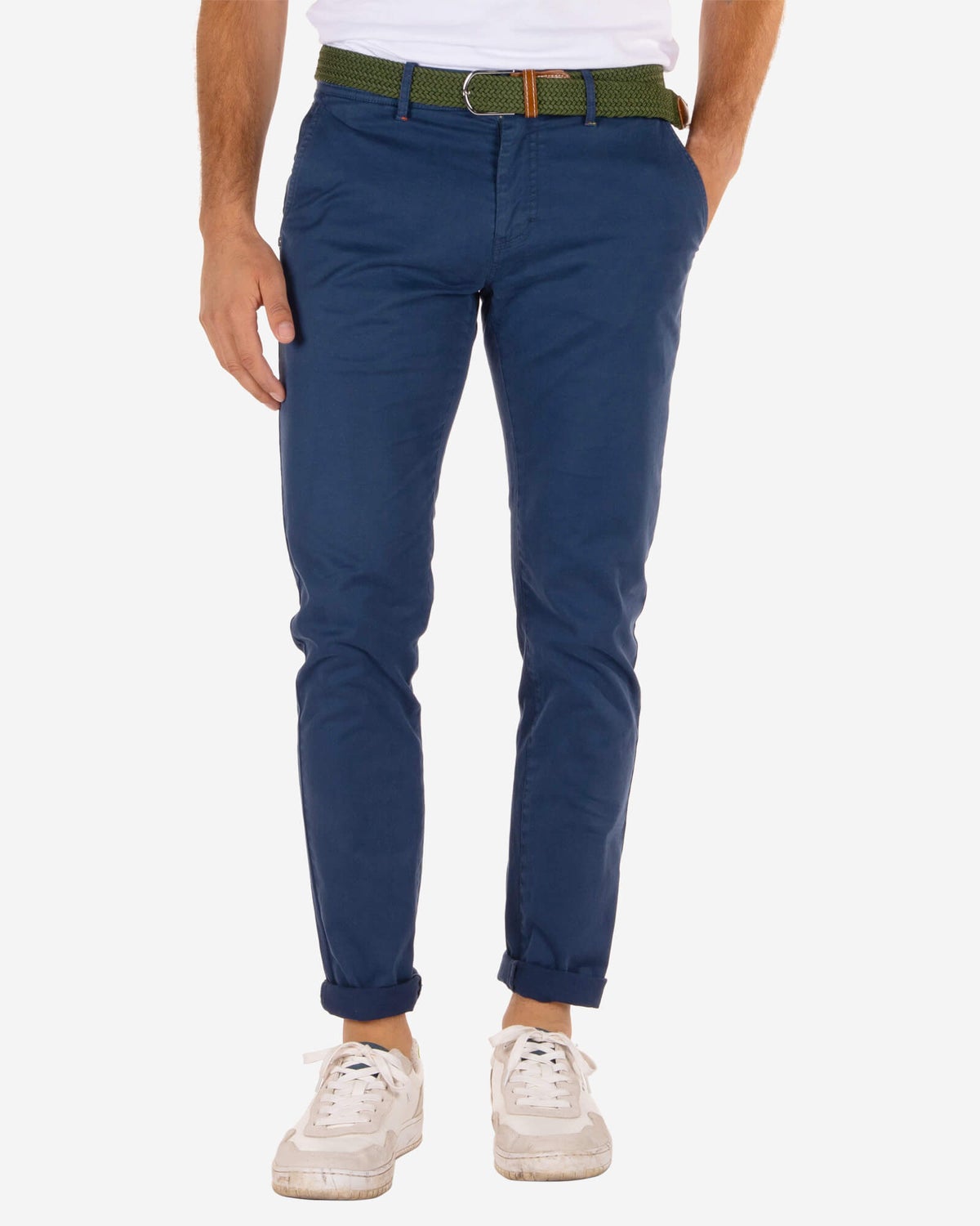 Chino broek Napier Twill Stretch - Storm Blue