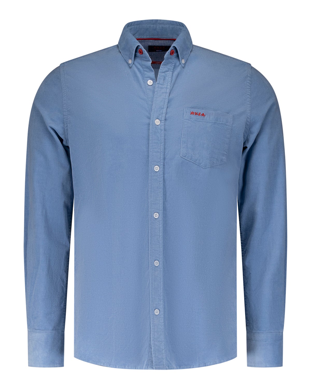 Chemise stretch en coton bleue - Brave Blue