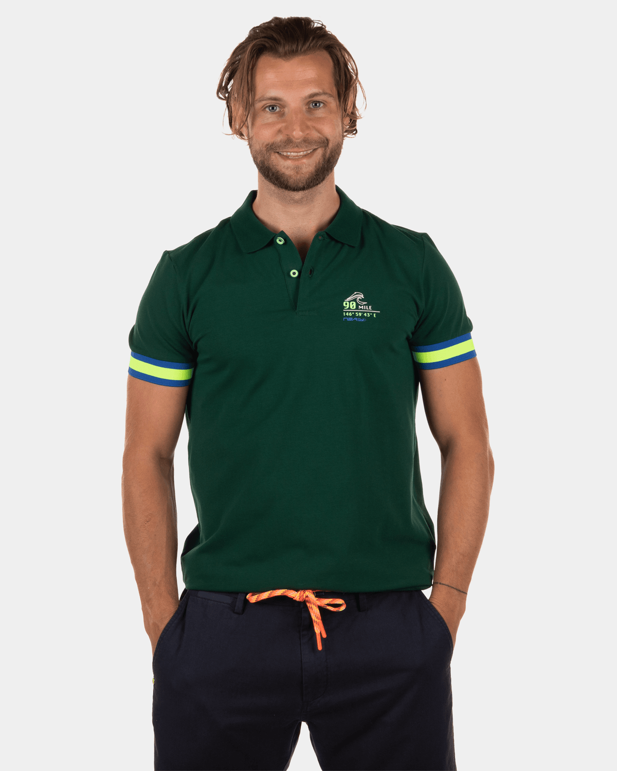 Polo sportif Coleridge - Lead Green