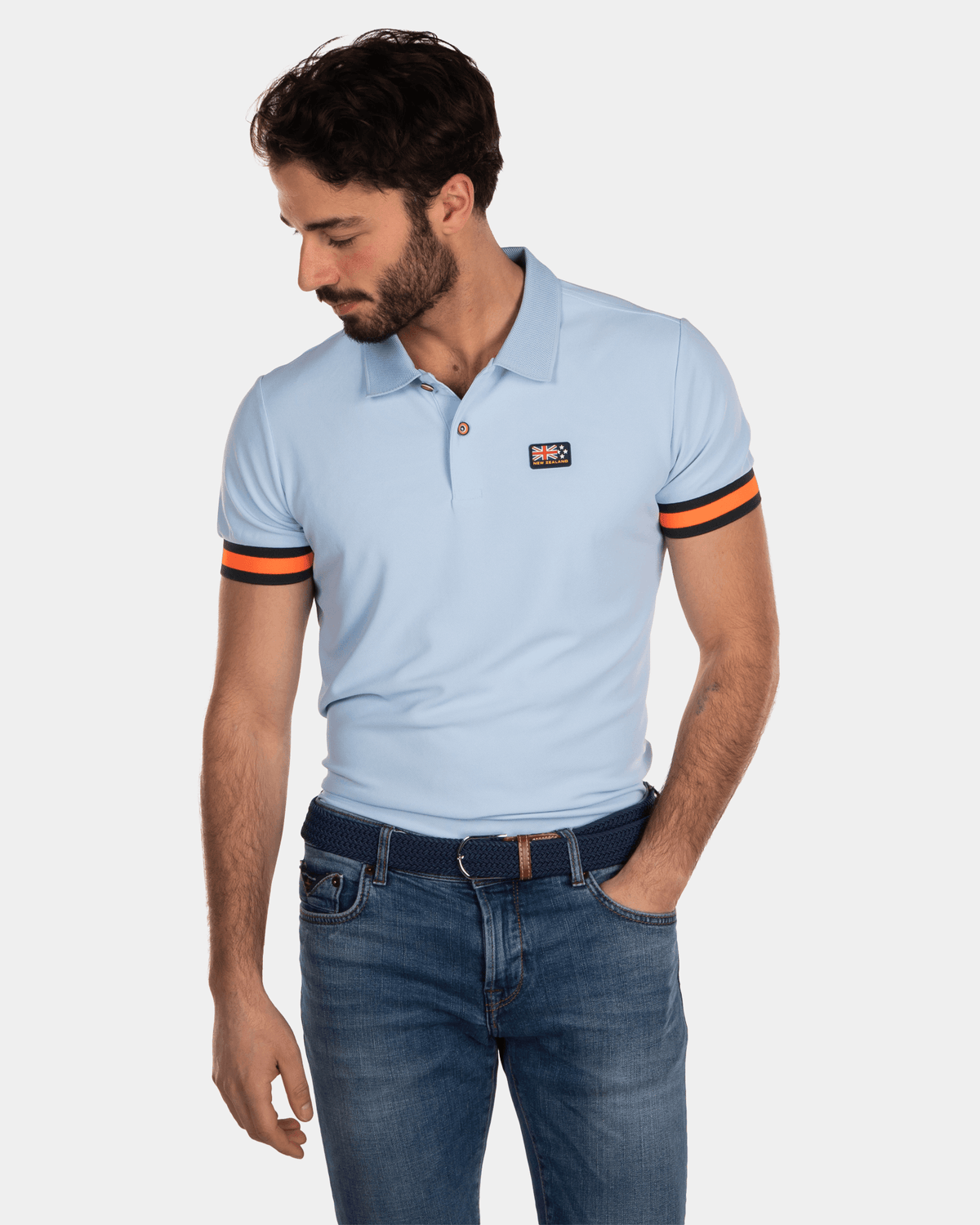 Polo en polyester recyclé - Bright Sky