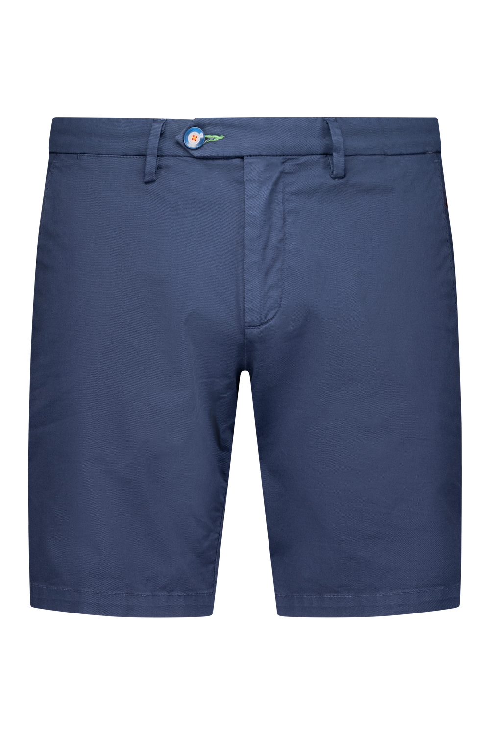 Effen korte broek van katoen - Ocean Navy