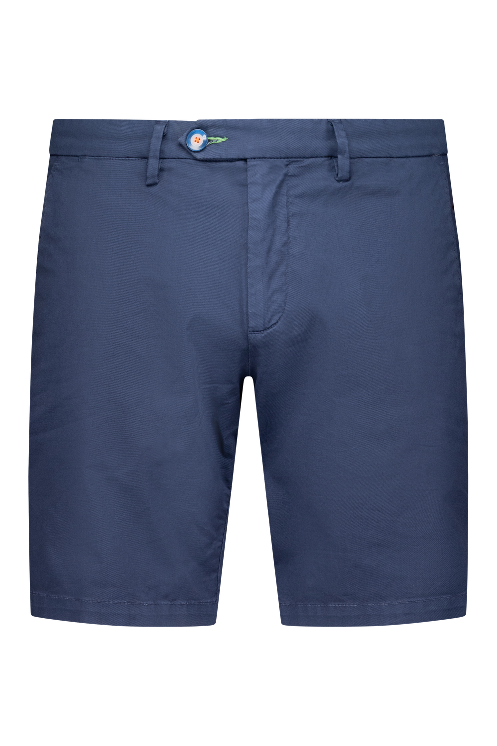 Plain cotton shorts - Ocean Navy