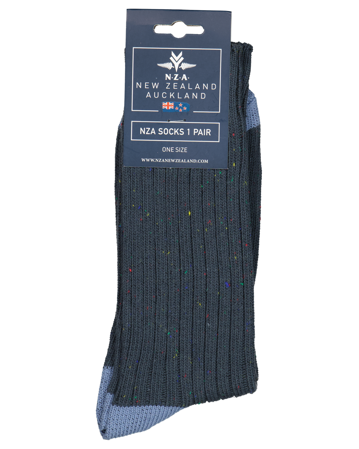 Solid coloured cotton socks - Trent Petrol