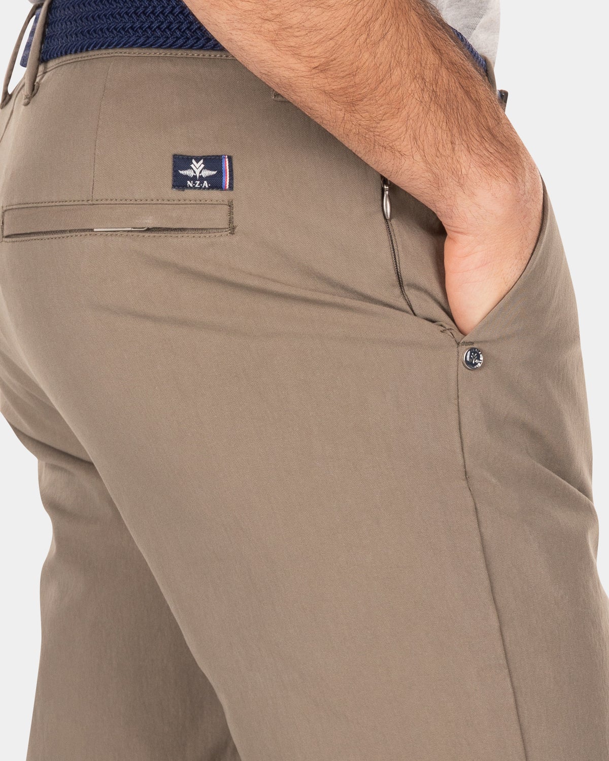 Schlichte Chino mit Stretchanteil - Misty Army