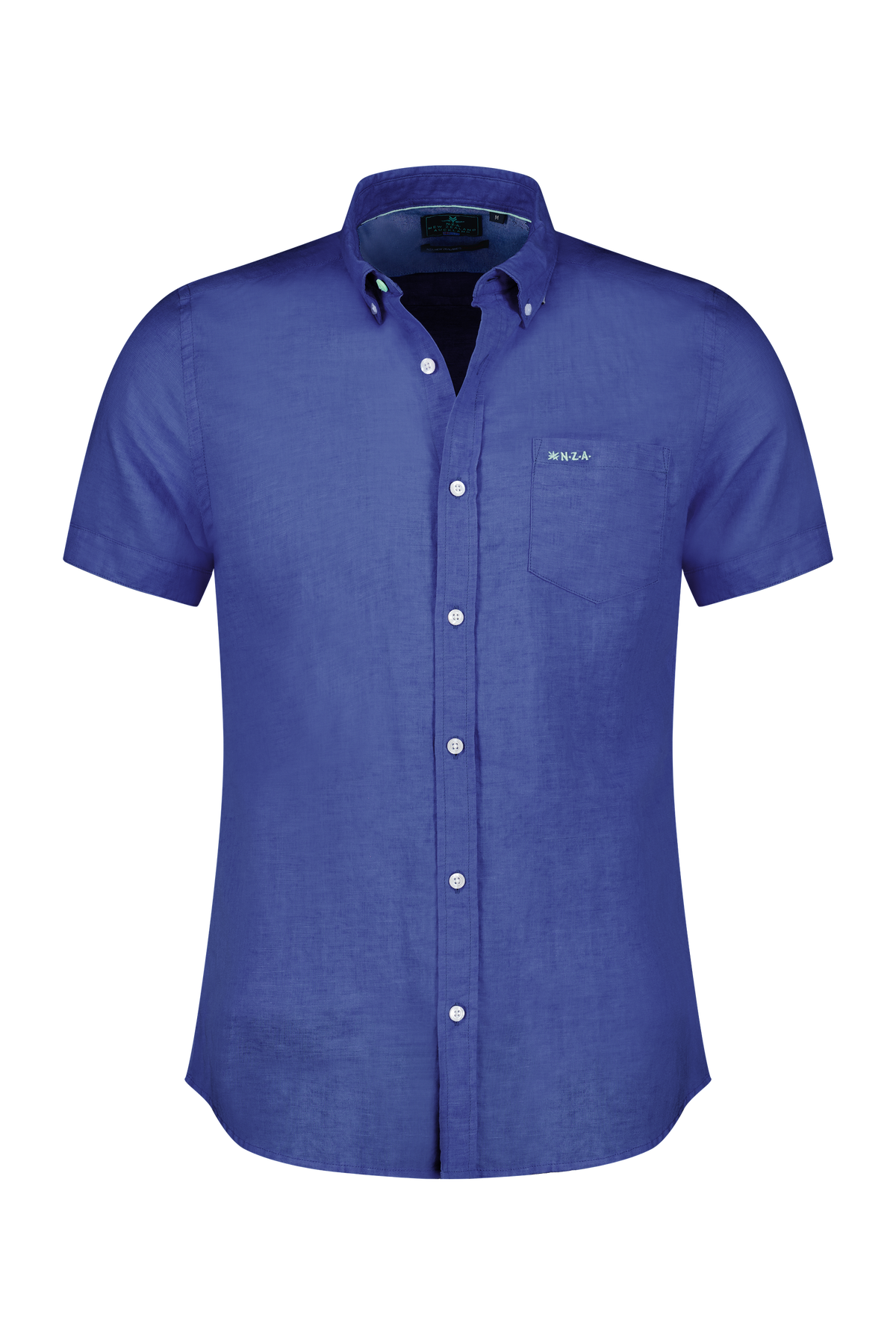 Camisa lisa manga corta - Dusk Navy