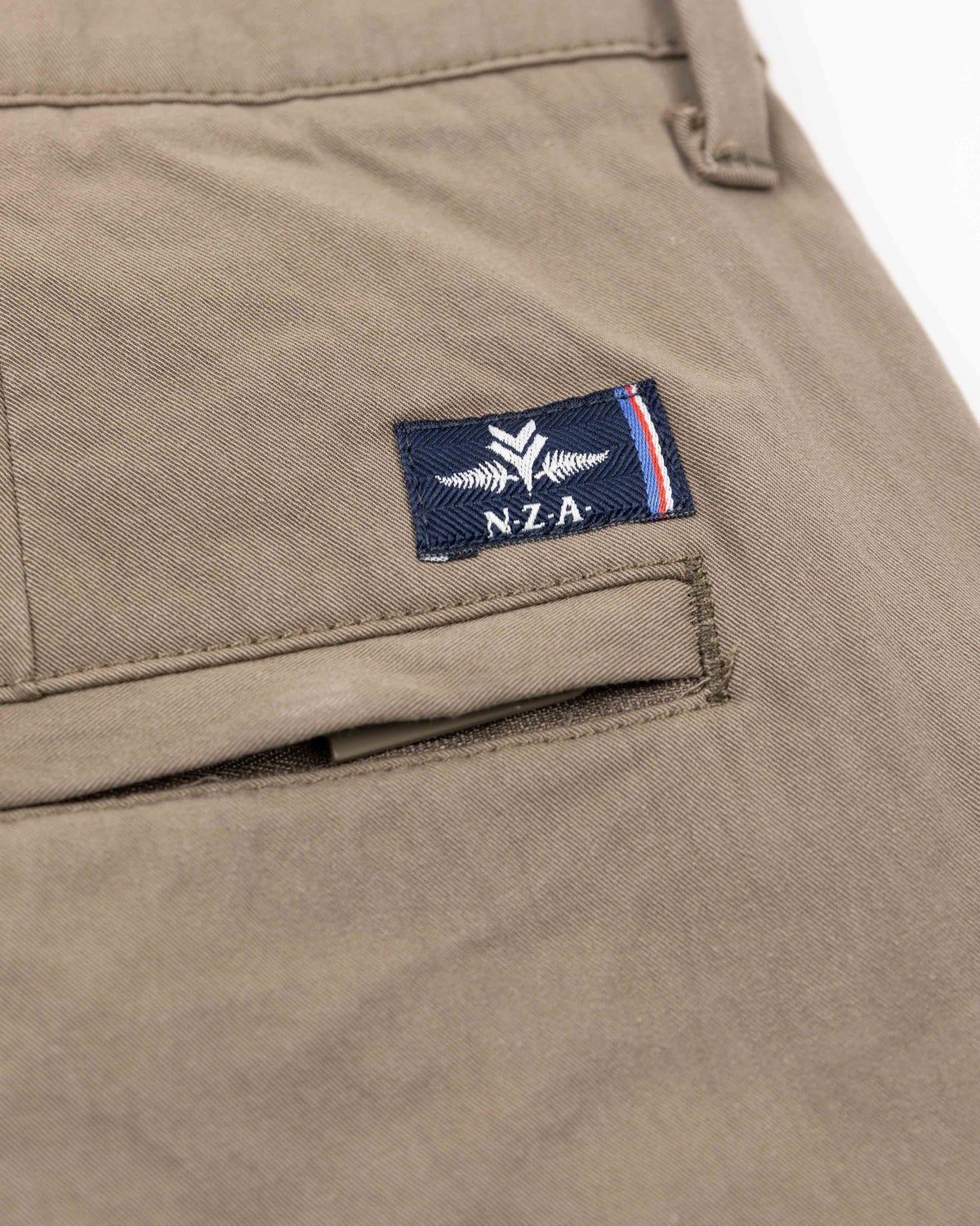 Pantalón chino liso con elástico - Misty Army