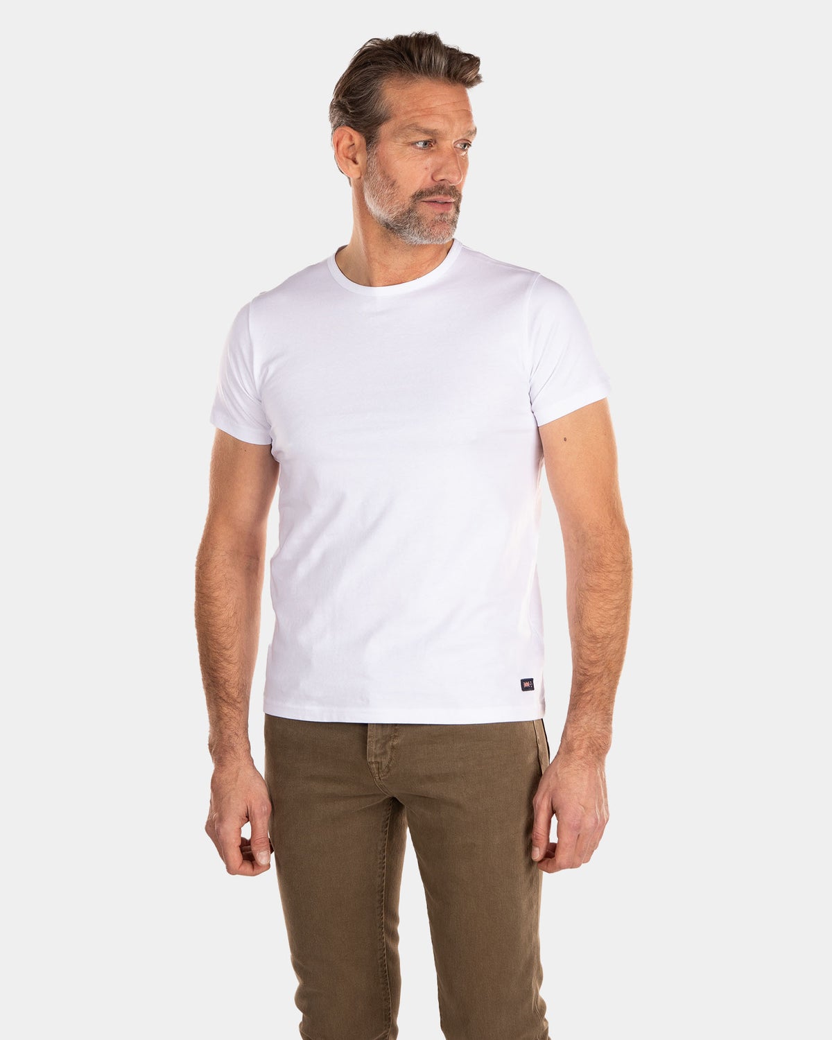 Basic t-shirt 2 pack - Blanc