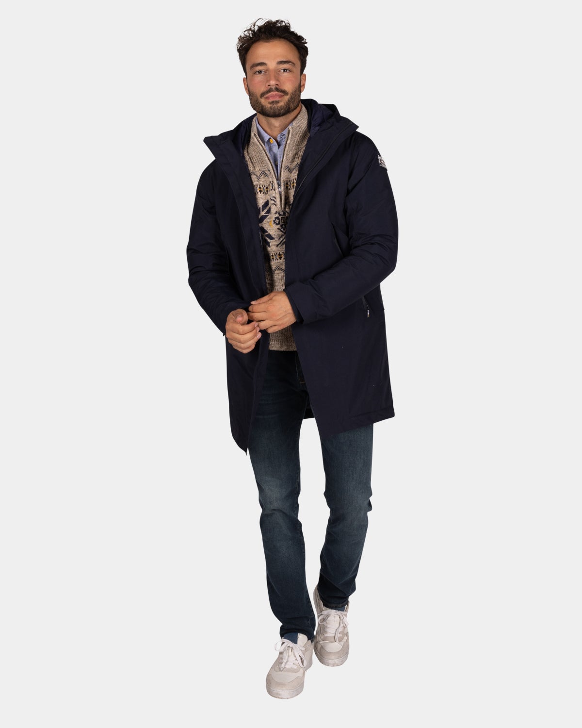 Dark blue parka jacket - Winter Navy