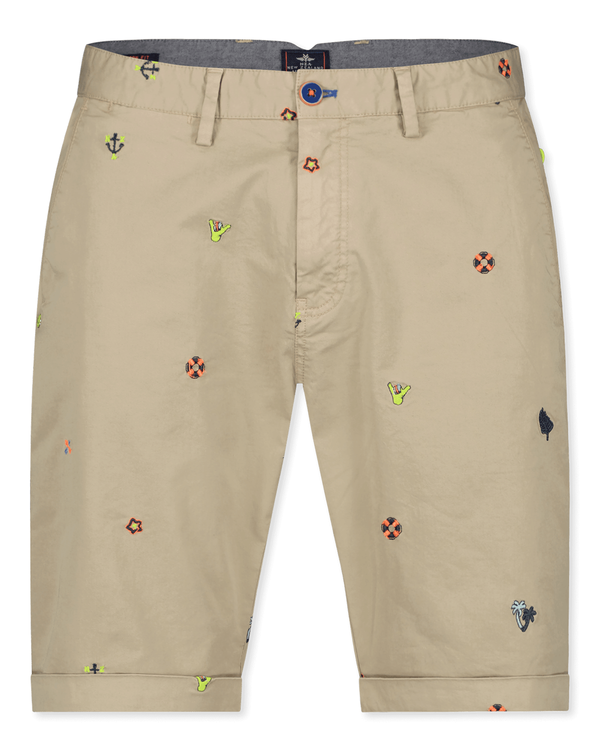 Ethan katoenen chino shorts - Beach Sand